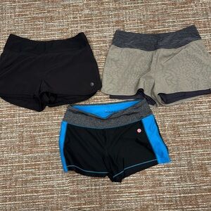Bundle of athletic shorts.